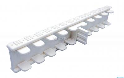 Überlaufgitter Weiß GW 2035 - Breite 194 mm, Höhe 34 mm