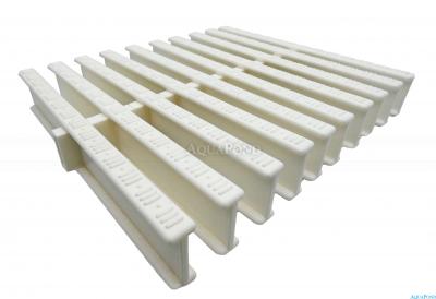 Überlaufgitter für privat Pools - Breite 246 mm, Höhe 35 mm, Der Preis gilt für 1 Stück Gitter