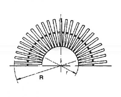 Überlaufgitter - Breite 196 mm, Höhe 35 mm