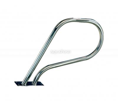 Leiter Handlauf mit Flansch - 1 Stück, AISI 316