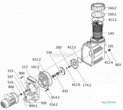 Ersatzteile Badu Prime 11, 230V