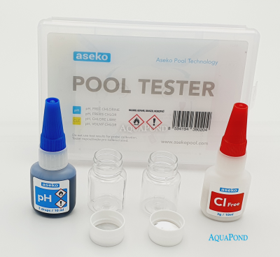 Aseko Pool Tester tropfen pH / CL free