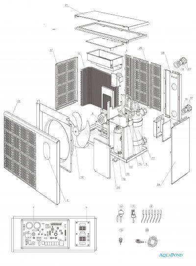 Ersatzteile für Wärmepumpe Inver-X 14kW
