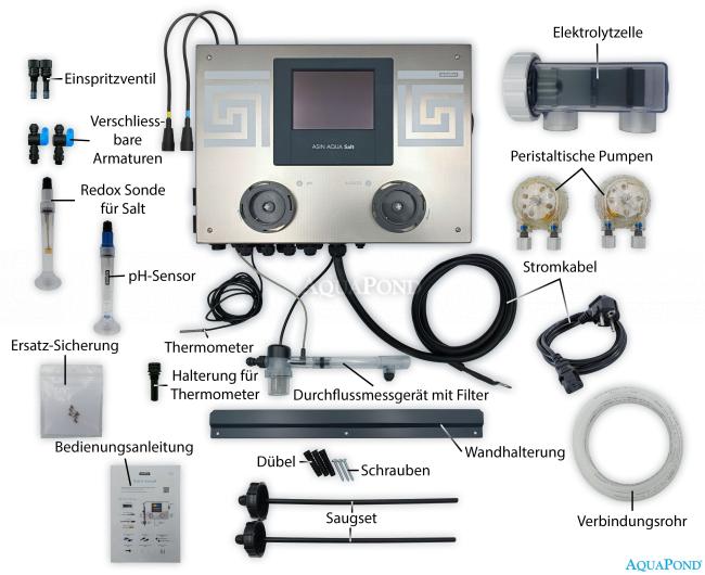 Aseko ASIN Aqua SALT REDOX vs