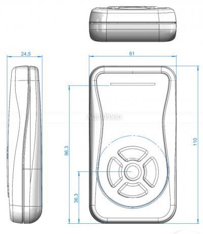 Astralpool-Fernbedienung für den LumiPLus RGB Top-Modulator