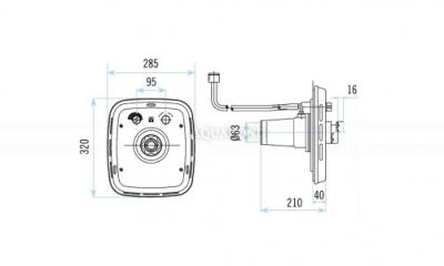Astralpool-Vorinstallations-Gegenstrom-Kit mit Aisi-316-Edelstahldüse und Astral-Pumpe 68 m3/h, 400 V