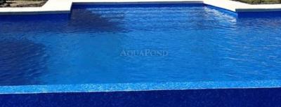 Cefil-Schwerfolie 1,5 mm mit Polyestereinlage und mit Muster NESY (hellblauer Marmor), 2,05 m breit, Meterware - Preis pro m2