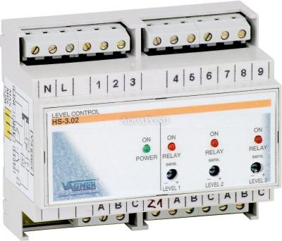 Elektronische Wasserstandskontrolle im Voderratsbehälter + 7x Sonde - automatisches System im Netz