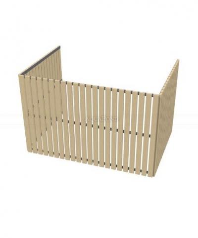 Pool Technology Box Medium - Lärchenlatten für Verkleidung