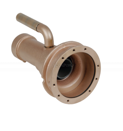 Hugo Lahme Hydromassage-Düse mit Luftansaugung, Tiefe 240 mm, Anschluss 2" int. und ½" int.