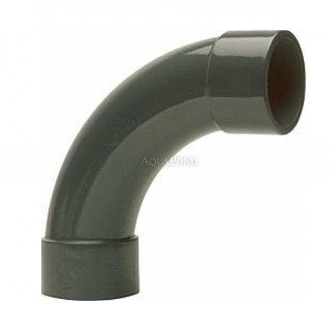 PVC Fitting Bogen 90°, DN=50 mm, d=61 mm, Kleben / Kleben