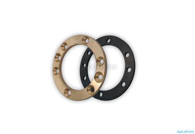 Hugo Lahme flange set for piezo electronic switch, for liner and ceramic pools