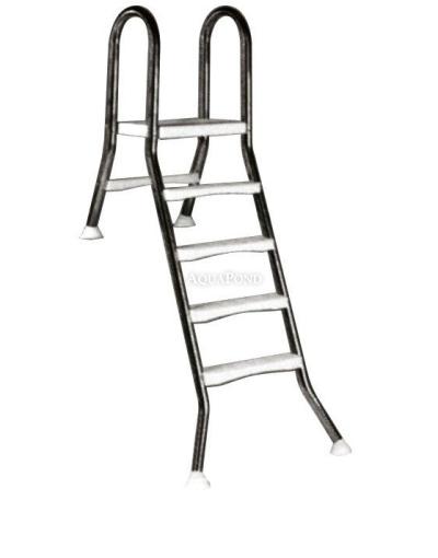 Stainless steel ESP ladder for above-ground pools, 4+1 steps, for 1.2 m high pools, AISI 304