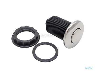 Pneumatic button - chrome (flush)