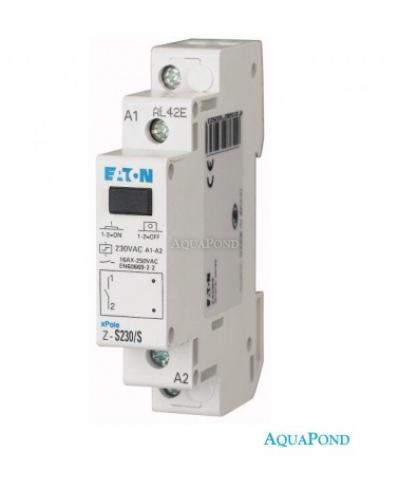 Step relay - after an impulse, it remains switched on or off