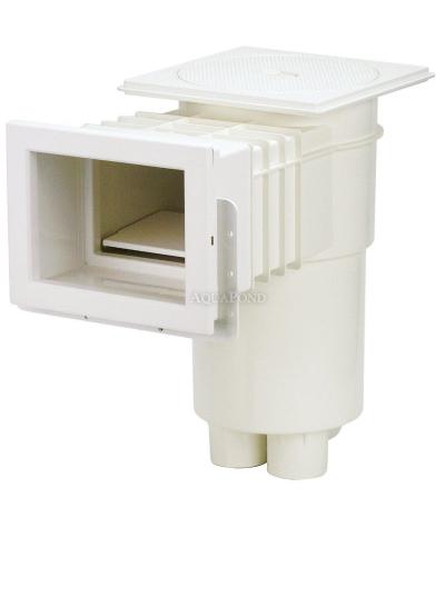 Skimmer VA, suction 215 mm x 160 mm, with brass threads, for liner pools