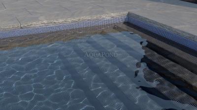 Aquasense - 3D Mosaic Dark Blue; 1.65 m width, 1.6 mm, by the meter - Pool liner, price is per m2