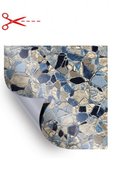 AVfol Decor - Volcano Stones; 1.65 m width, 1.5 mm, cut-to-length - Pool liner, price is per m²