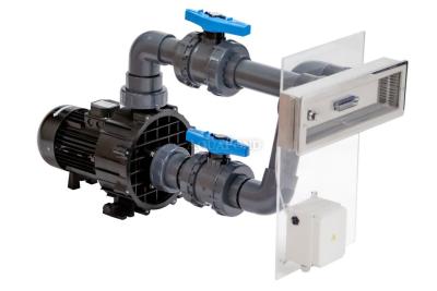 Counter-current JET SWIM ATHLETE, 74 m3/h, 400V, BRAVUS pump, pneumatic button