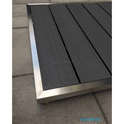 Eichenwald Ideal WPC Floor Grating 840 x 750 mm, Anthracite Color