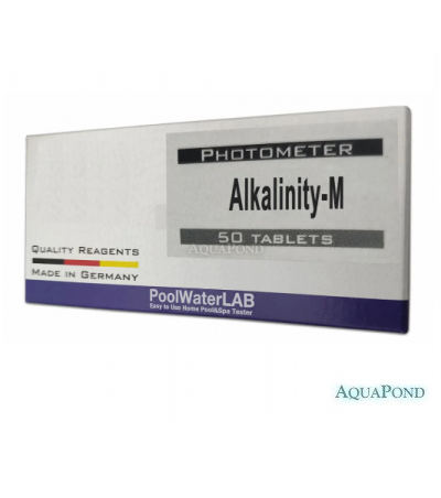 Water-I.D. Alkalinity M Replacement tablets for digital tester Pool Lab 1.0 and 2.0 - for measuring alkalinity, pack of 50 pcs