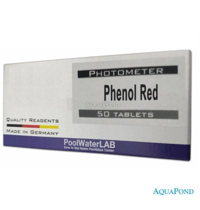 Water-I.D. Phenol Red Replacement tablets for the digital tester Pool Lab 1.0 and 2.0 - for measuring pH, pack of 50 pcs