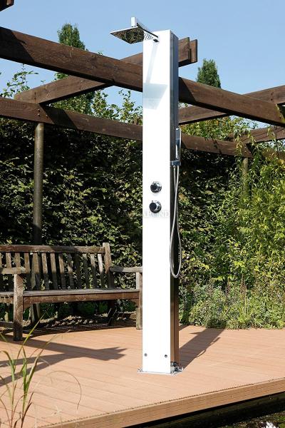Eichenwald Ideal Shower Tobago with hot and cold water and base
