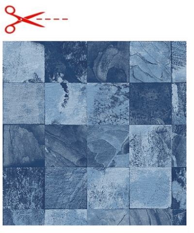 Aquasense Signature - 3D Fidji French Coast; 1.65 m width, 1.8 mm thickness, by the meter - Pool liner, price is per m²