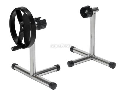 Stainless steel stands for the winding device - portable, T-bases (pair) (NOVA REEL)