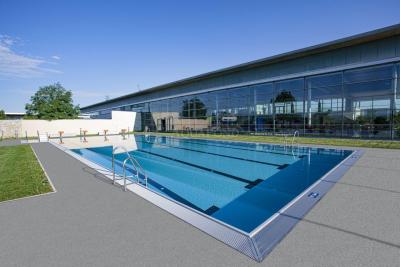 ALKORPLAN DECKING SOLID - Dark Gray; 1.65 m width, 2.0 mm thickness, 21 m roll - Pool liner