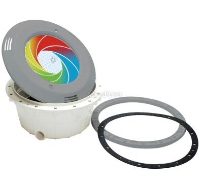Underwater spotlight VA LED RGB-DMX; multicolor, PF, 12 V; 55 W, light gray color, for liner pools