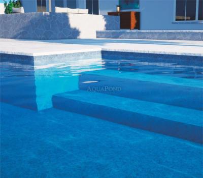 Aquasense - 3D Granite Blue; 1.65 m width, 1.6 mm thickness, 25 m roll - Pool liner