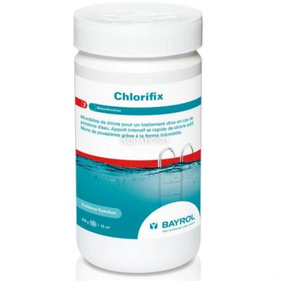 BAYROL Chlorifix 1 kg, microgranules for shock and continuous water disinfection