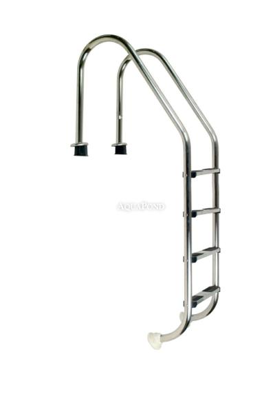 Stainless Steel Standard 4-Step Ladder, AISI 304