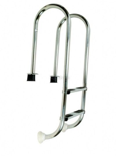 Stainless Steel Muro (Slim) 2-Step Ladder with Sleeve, AISI 304