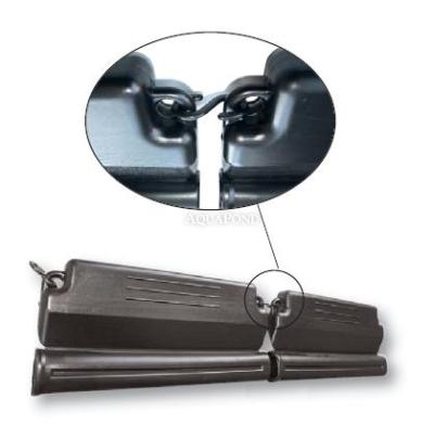 Winter expansion float “VA”, length 0.5 m, black color, concrete filling