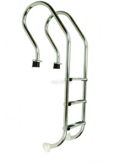 Stainless Steel Mixta Ladder, 3-Step, AISI 304