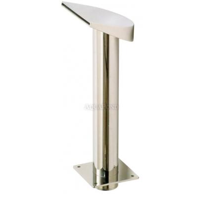 Waterfall, high crescent, 200 mm, 75 mm connection, AISI 316, upward water flow