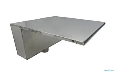 Wall-mounted water spout 400 mm, AISI 316, polished