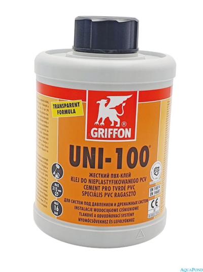 Griffon UNI-100 PVC adhesive with brush 500 ml