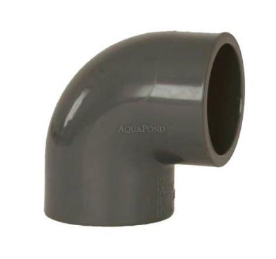PVC fitting - 90° elbow DN=50 mm, glue / glue
