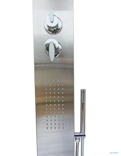 Eichenwald Ideal Shower Elba with hot and cold water and base
