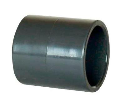 PVC fitting - Coupling 50 mm, DN=50 mm, glue/glue, internal glue