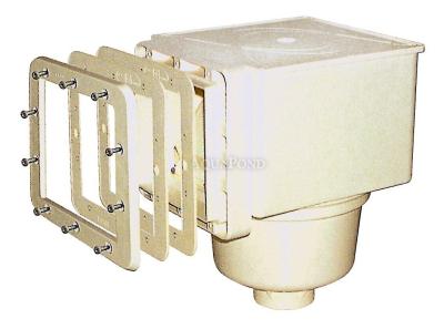 Skimmer V10 ABS, 150 x 150 mm, with brass threads, for liner pools