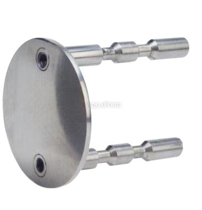 Anchoring for handrail bracket into concrete