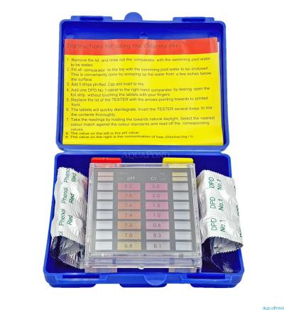 Tester DPD “FR” - Cl / pH - tablet method, packaging: case