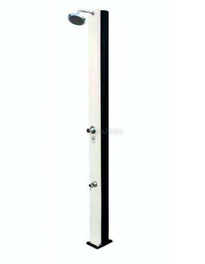 Solar shower CRM 30 l with white front panel and foot rinse