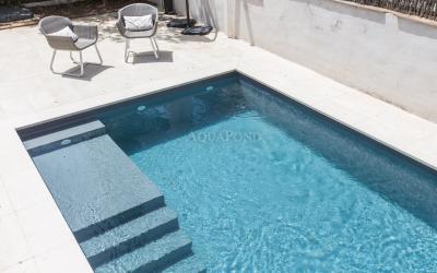 Pool liner Renolit ALKORPLAN RELIEF non-slip dark grey; 1.65 m width, 1.8 mm, sold by the meter - price is per m²