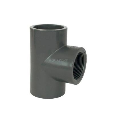 PVC fitting - 90° T-piece 50 mm x 50 mm x 1/2