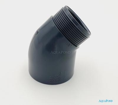 PVC fitting - 45° elbow DN=63 mm x 2